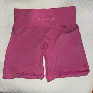 NVGTN Hot Pink Contour Seamless Shorts